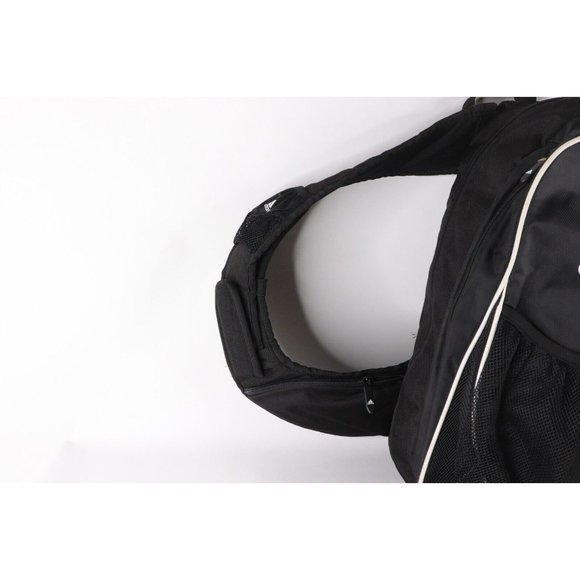 Vintage Adidas Spell Out Striped Load Spring Slingback Soccer Ball Holder Bag - Picture 3 of 11